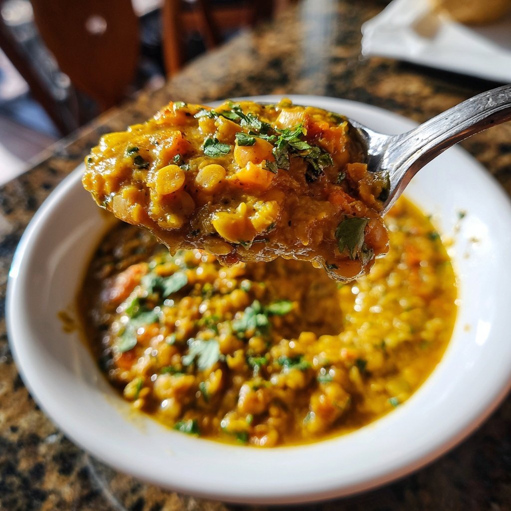 Jamaican Coconut Lentil Curry