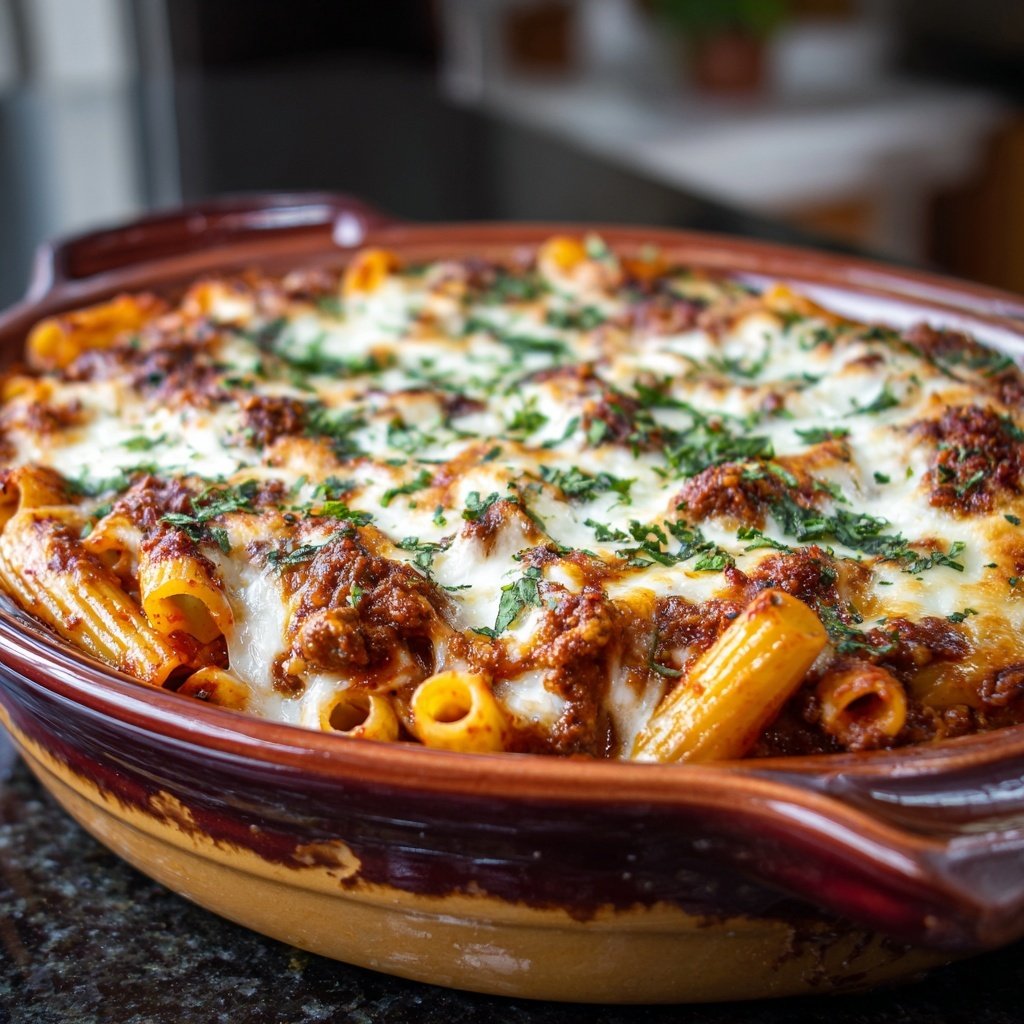 Quick Comfort Food Baked Ziti