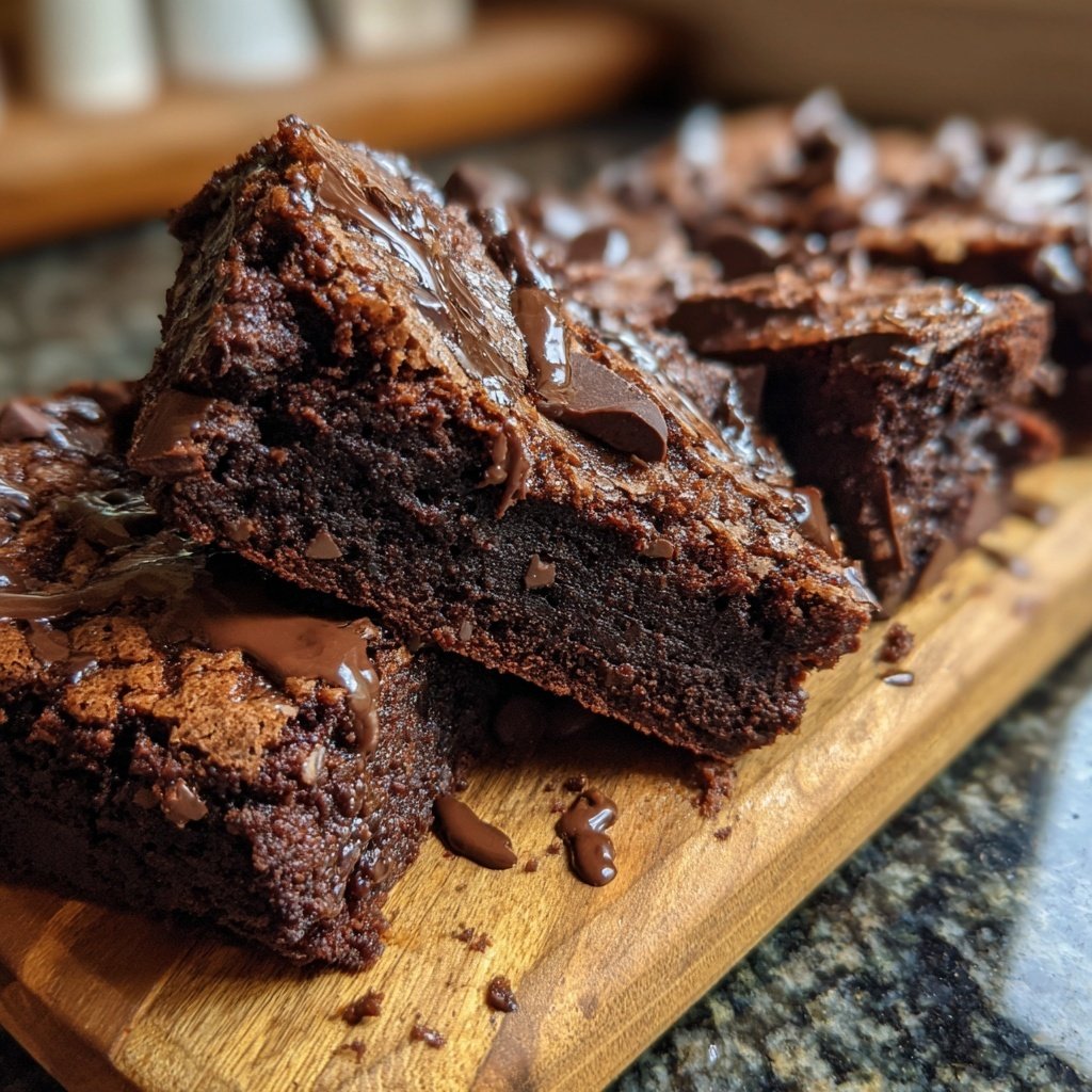 Chewy Brownies With Sourdough Discard
