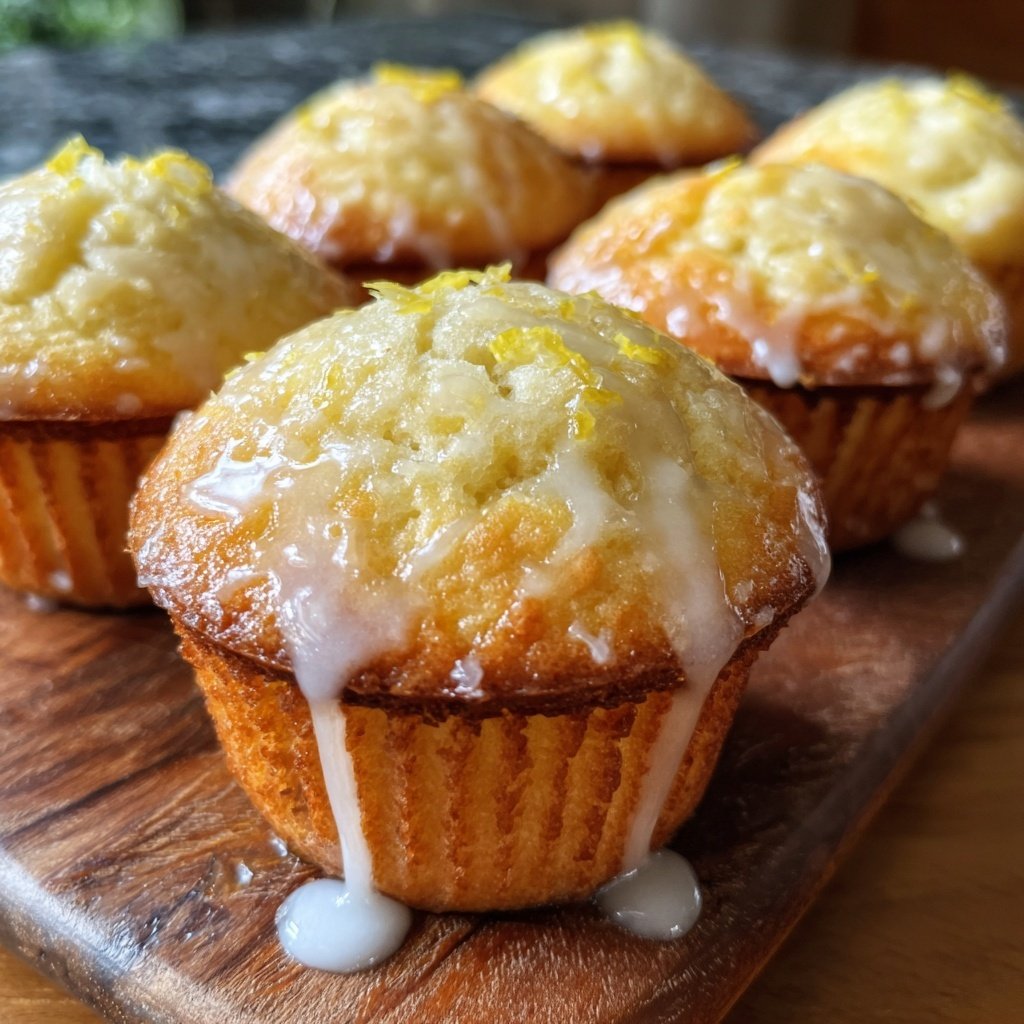 Limoncello Lemon Muffins