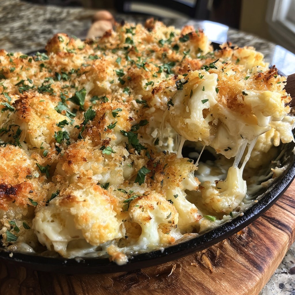 Sunday Creamy Cauliflower Bake