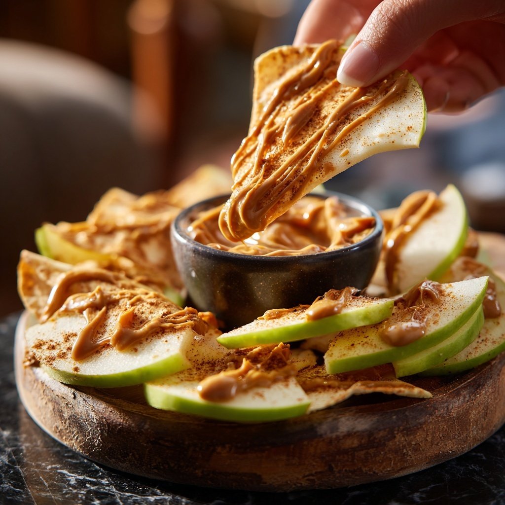 Healthy Snack Apple Nachos