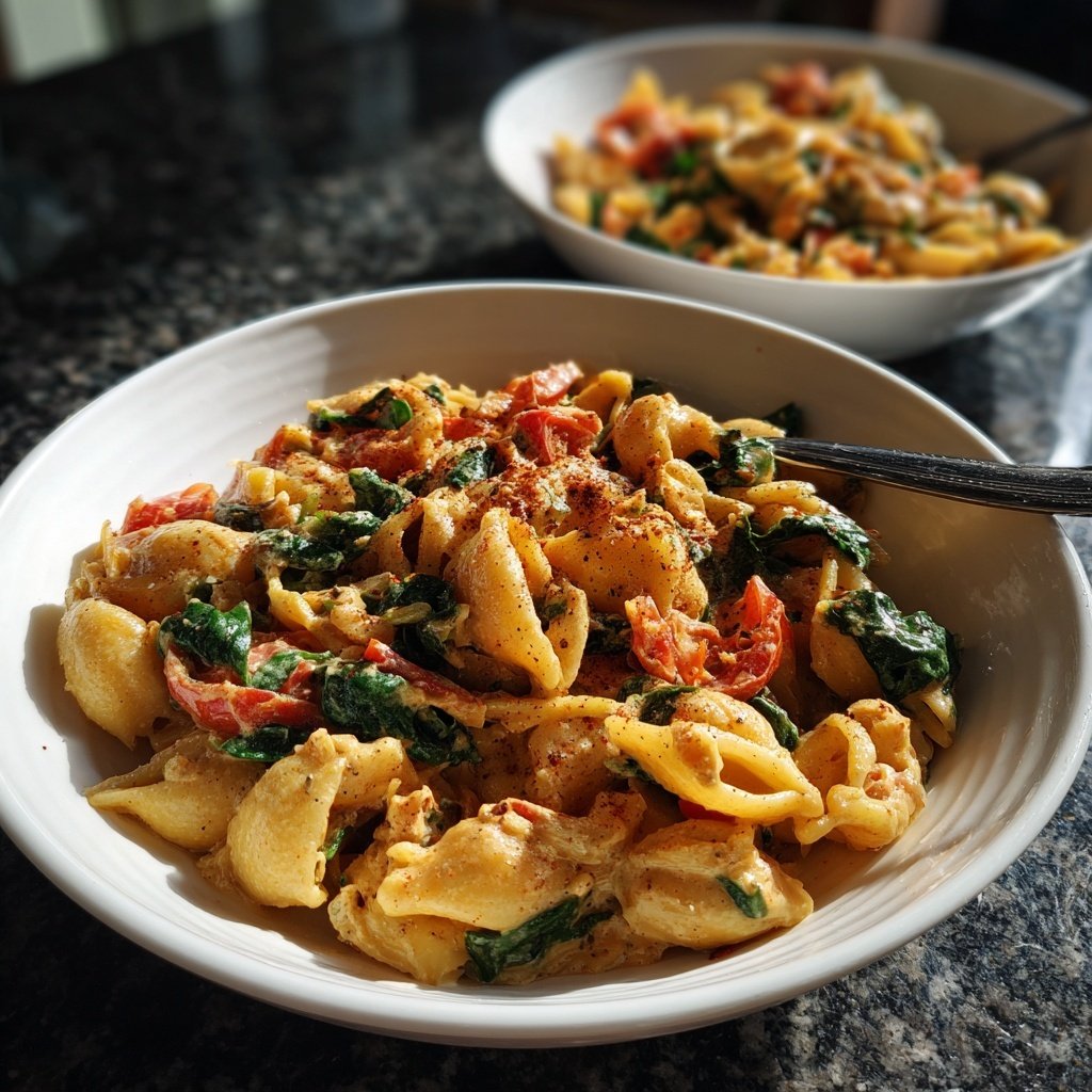 Mediterranean Chickpea Pasta