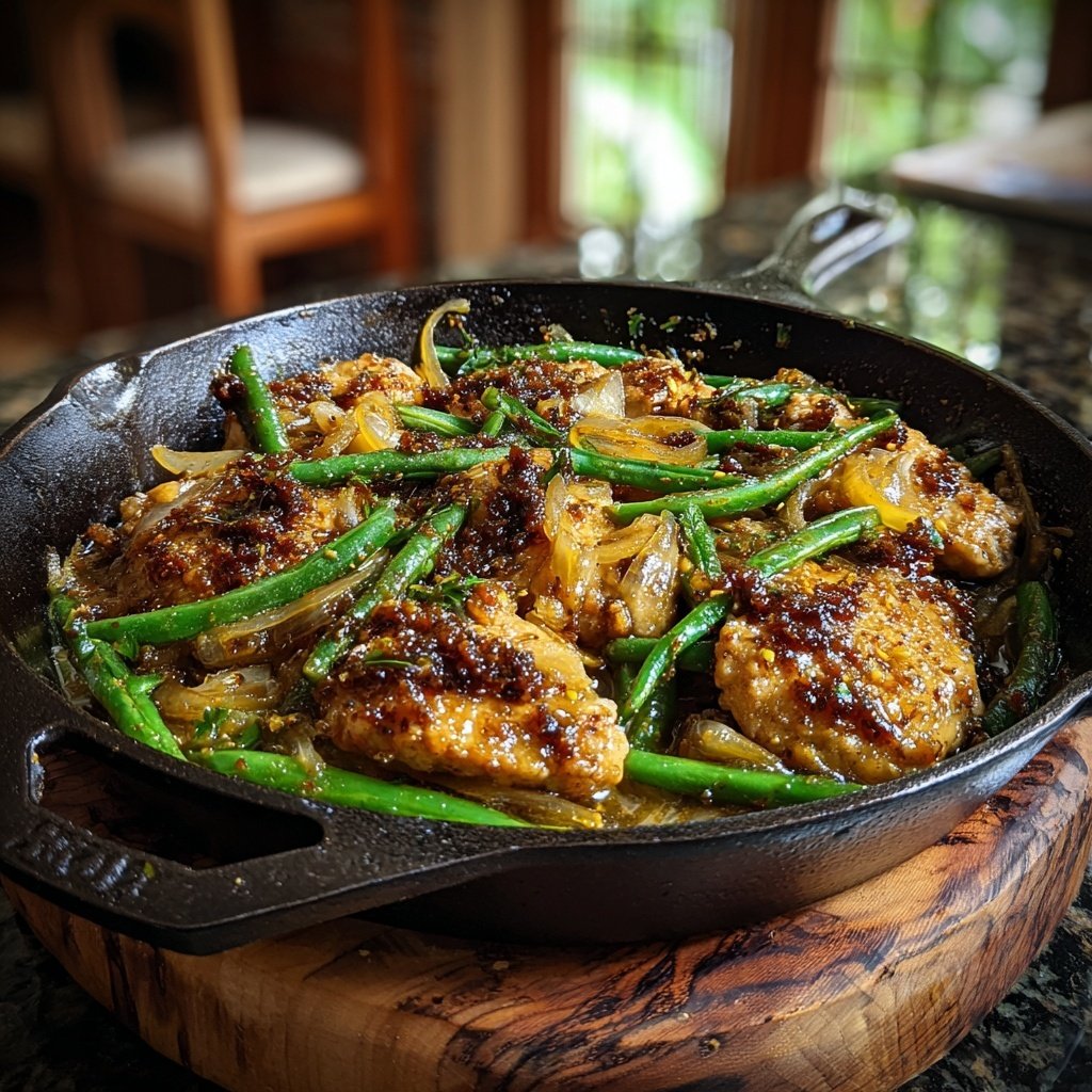 Honey Mustard Chicken Skillet