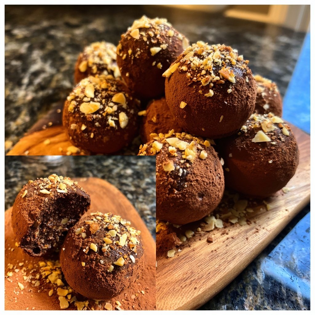 Chocolate Almond Truffles