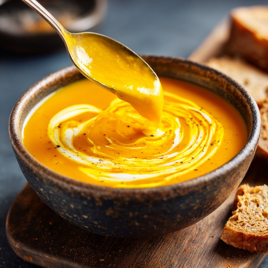 Squash Soup with Turmeric