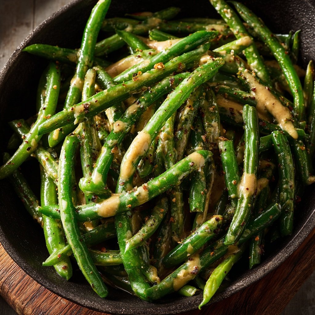 Green Beans with Almond Butter