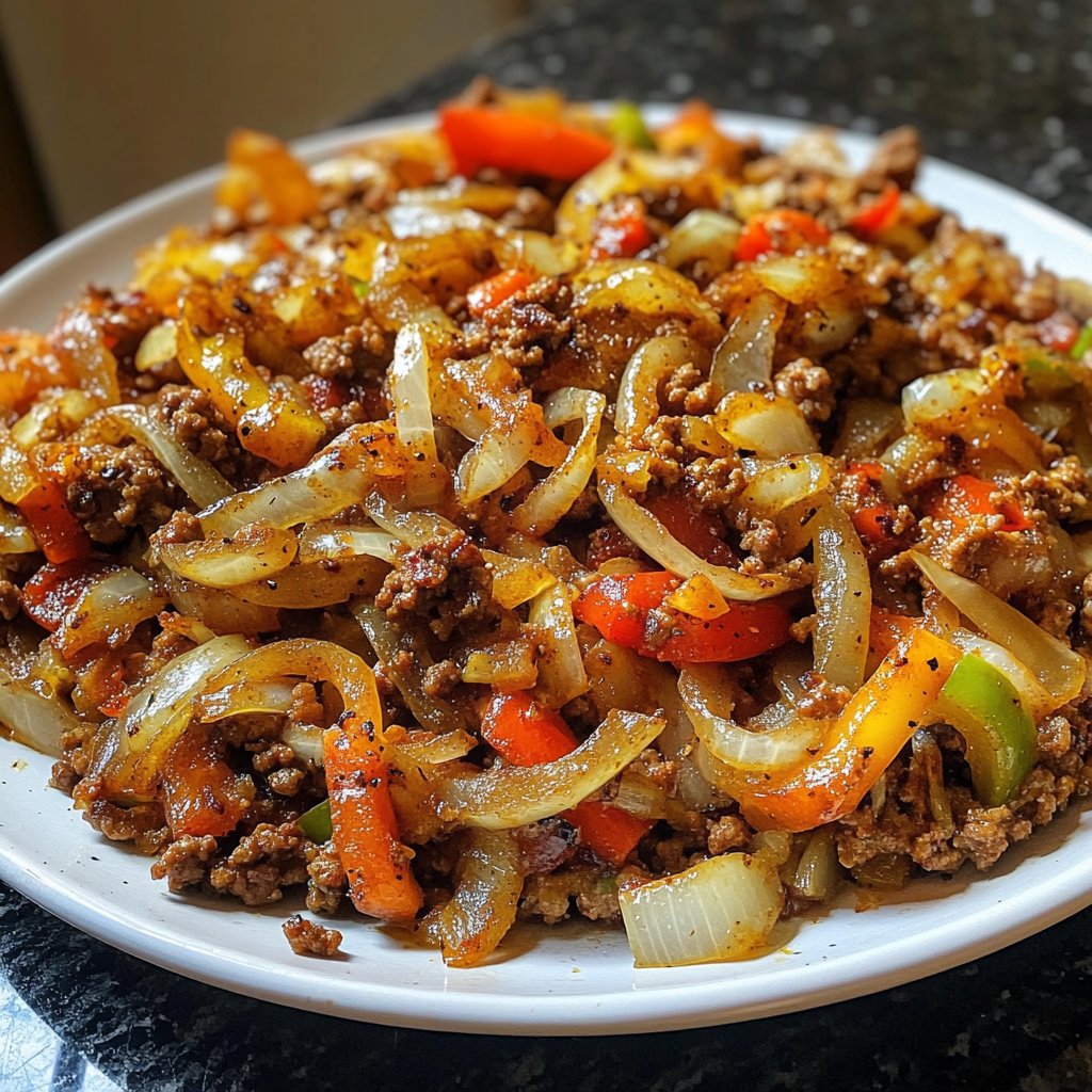 Ground Beef Skillet Smoky