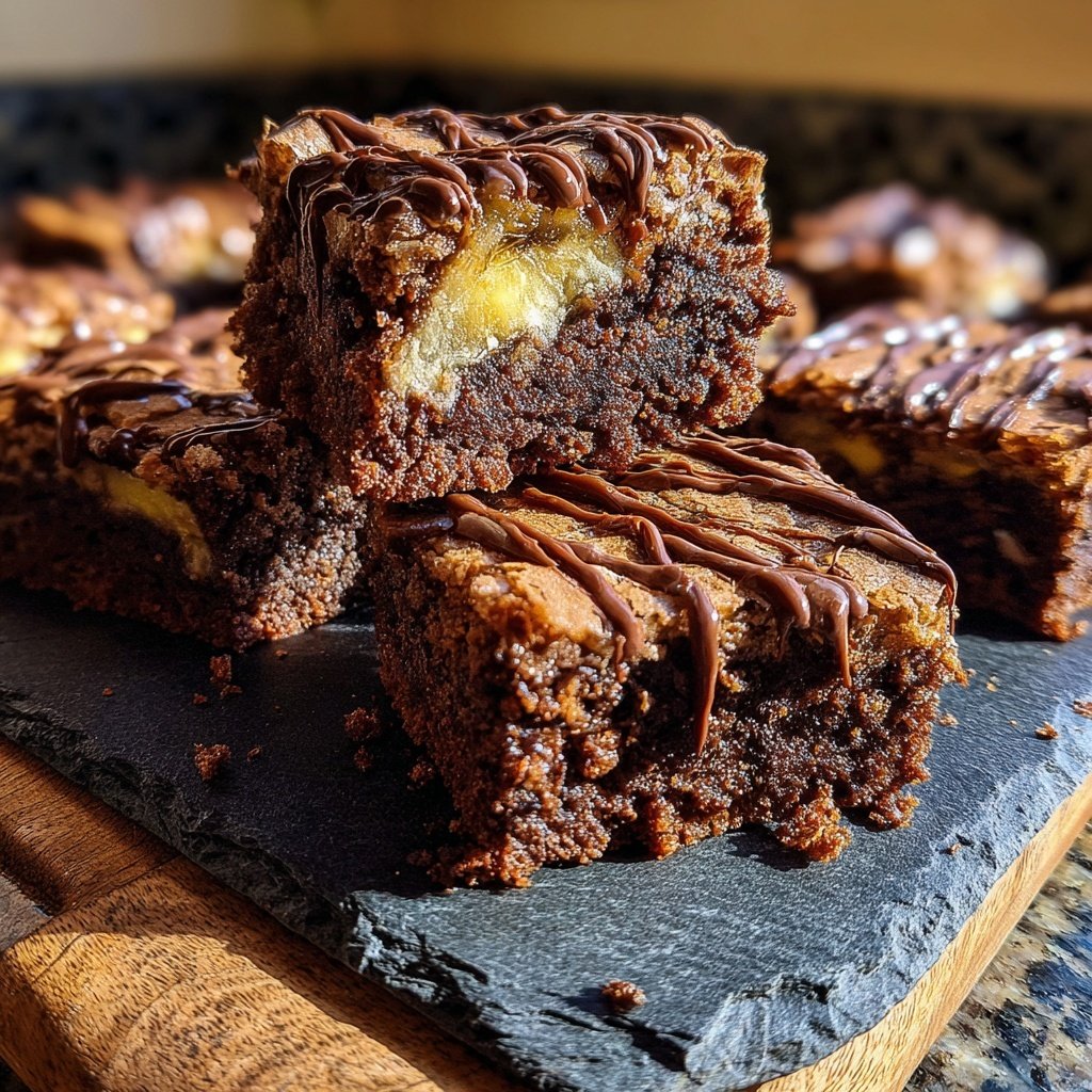 Cottage Cheese Brownies with Banana