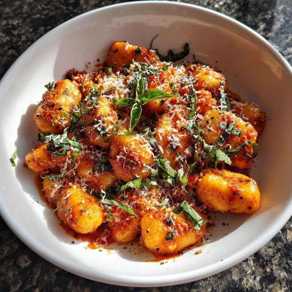 Sunday Tomato Basil Gnocchi